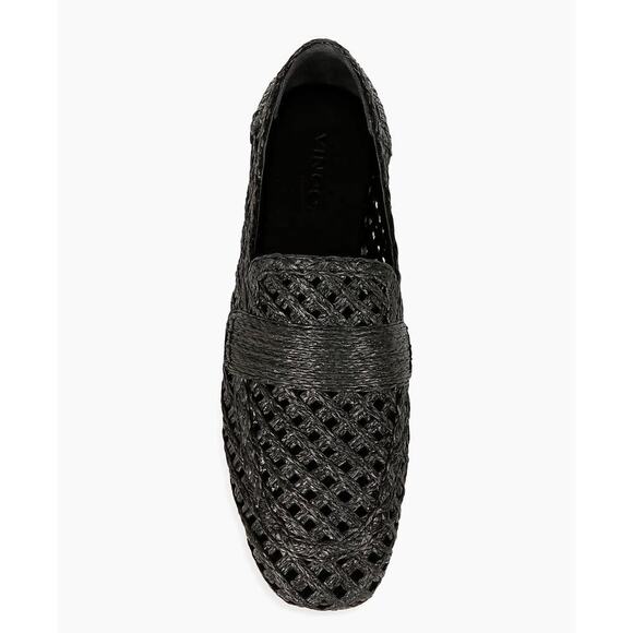 Vince Davis Raffia Loafers in Black – Men’s Size 8.5 (EU 39) - Picture 13 of 15